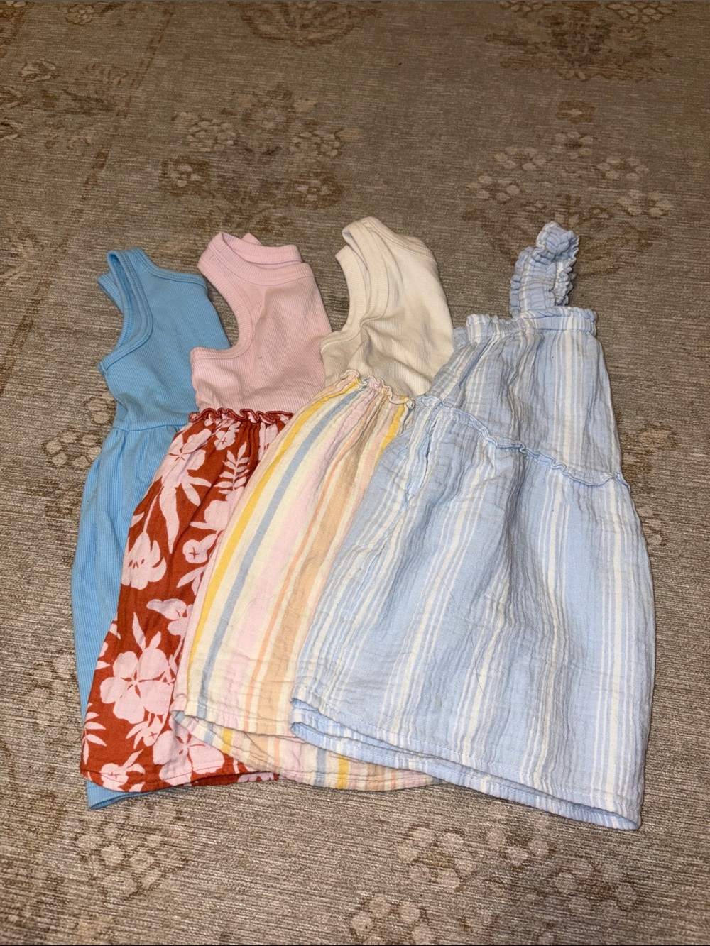 4 Cat and Jack dresses- lot